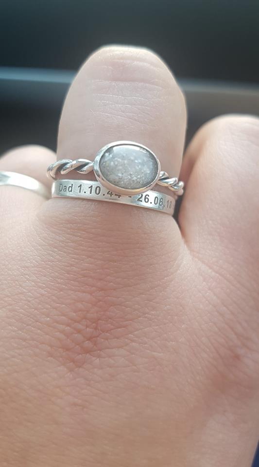 Cremation Ashes Ring