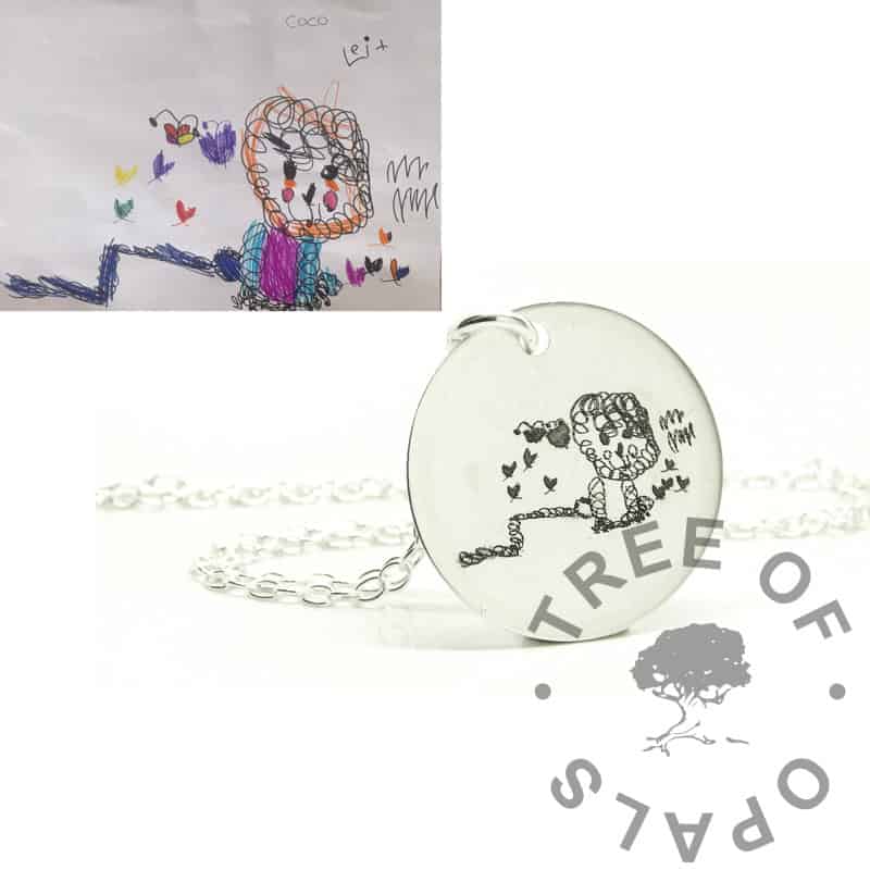 Round Umbilical Cord Necklace