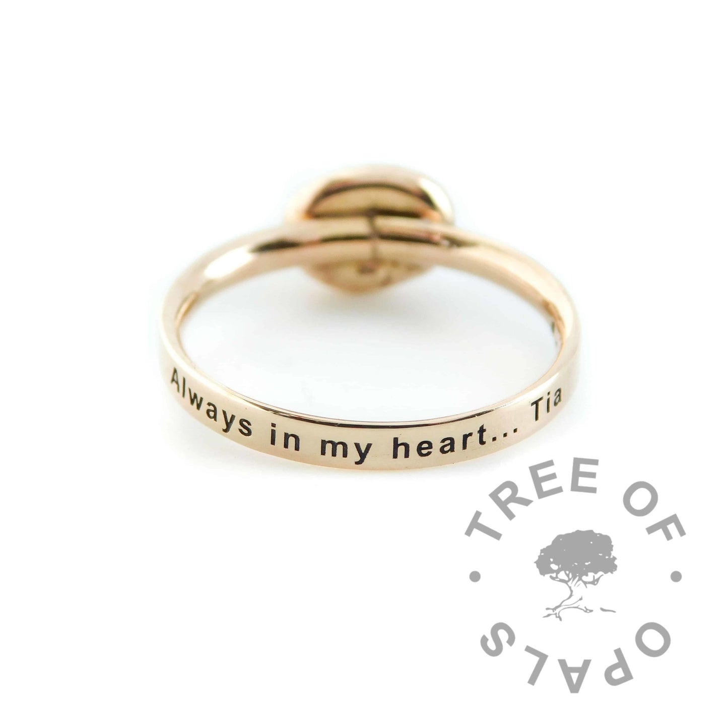 Solid Gold Blood Ring