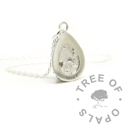 Crown Teardrop Blood Necklace