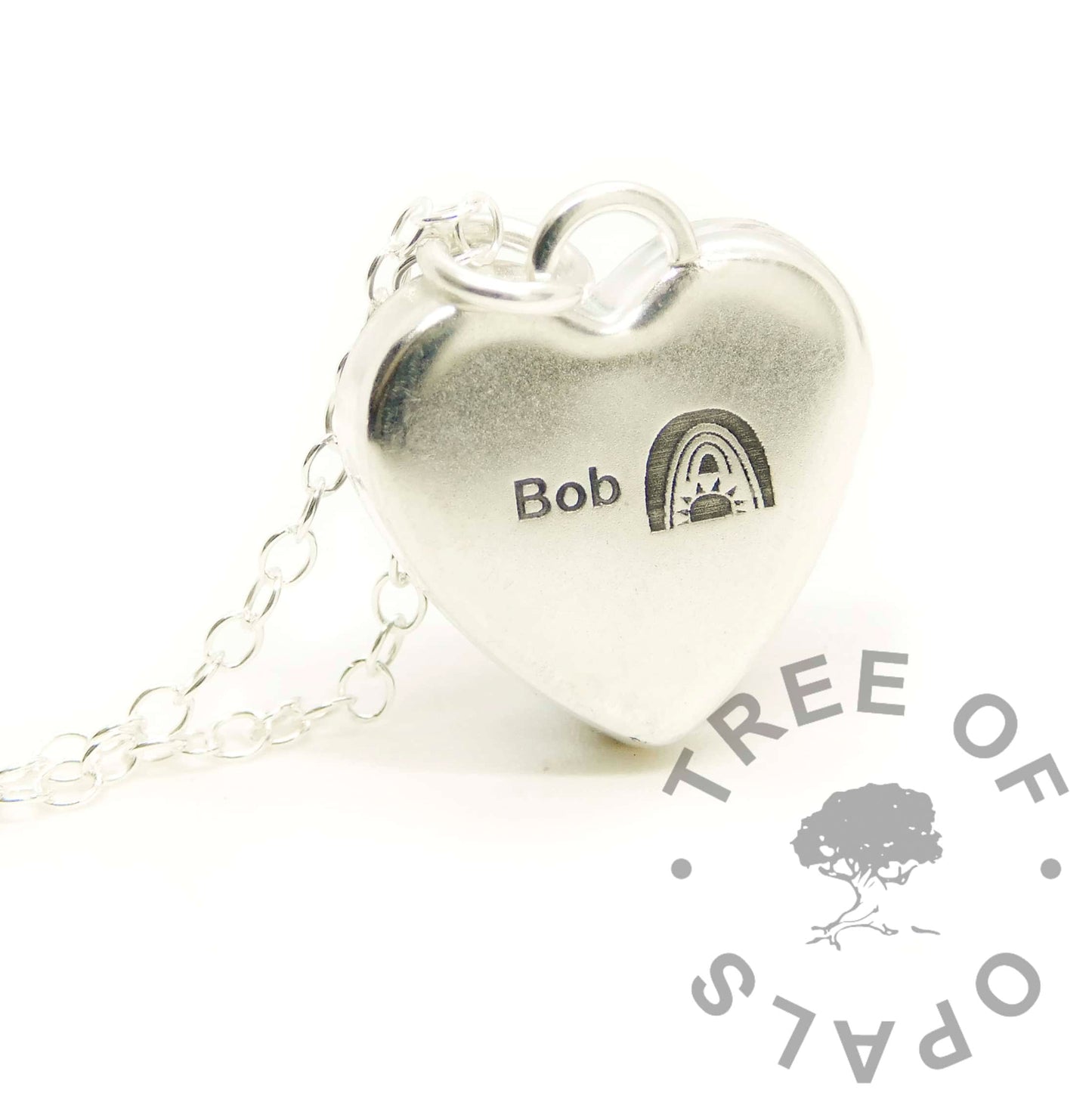 Hair Heart Necklace