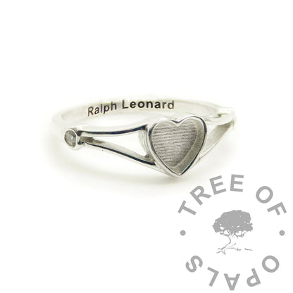 Lexi Blood Heart Ring