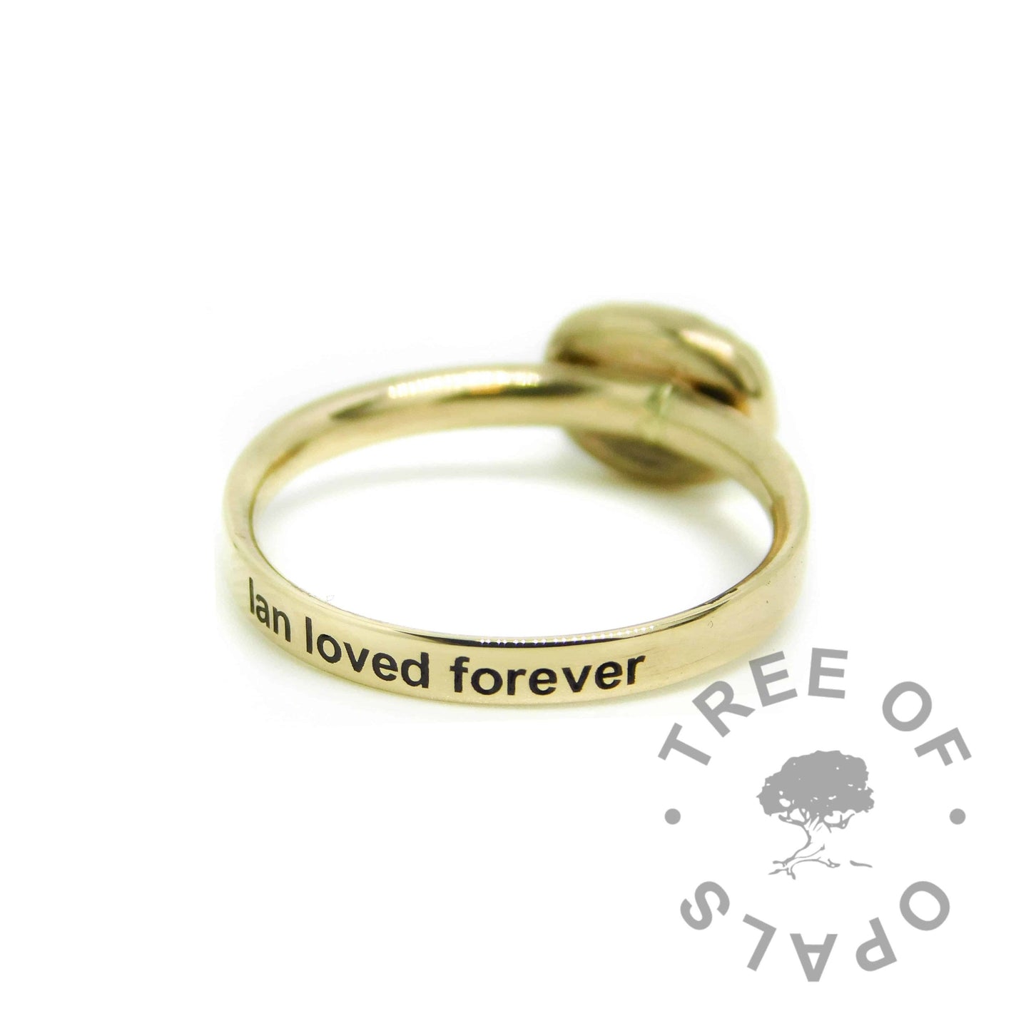 Solid Gold Hair Ring