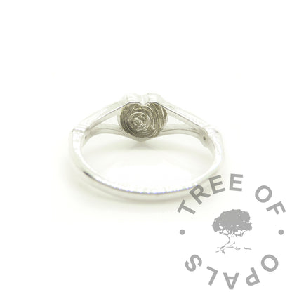 Lexi Cord Heart Ring