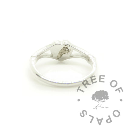 Lexi Cord Heart Ring
