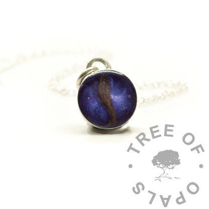 Round Hair Necklace