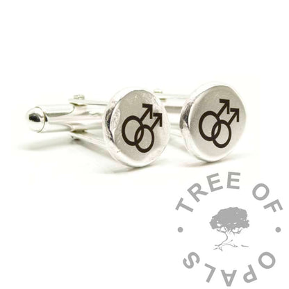 Pebble Cufflinks