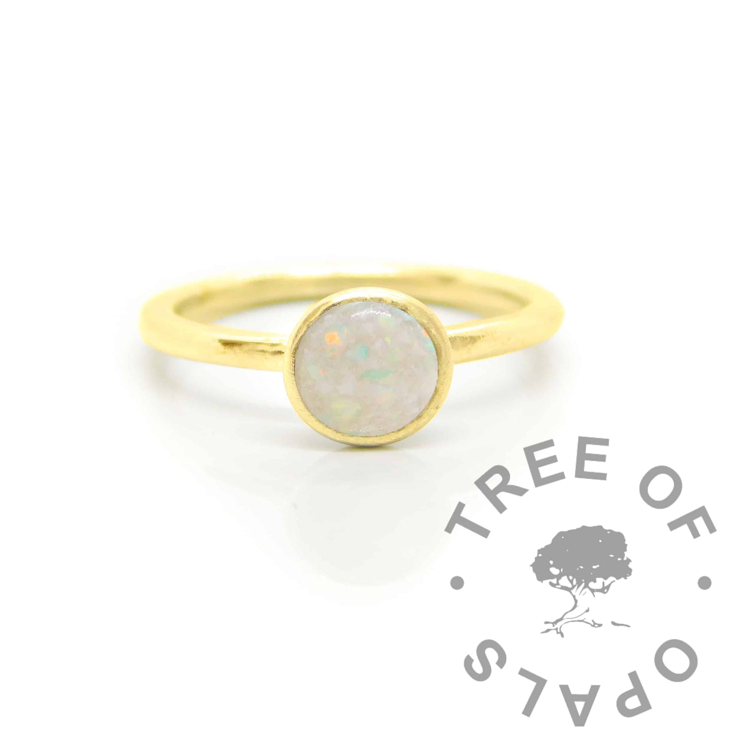 Solid Gold Breastmilk Ring