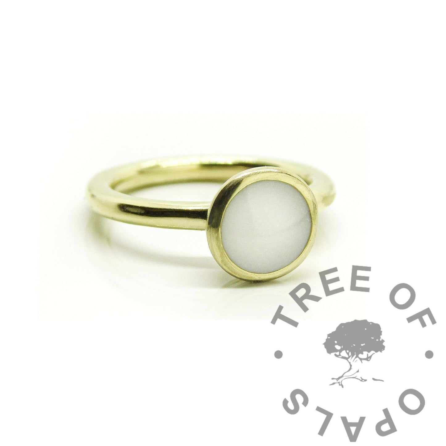 Gold Ayla Breastmilk Ring