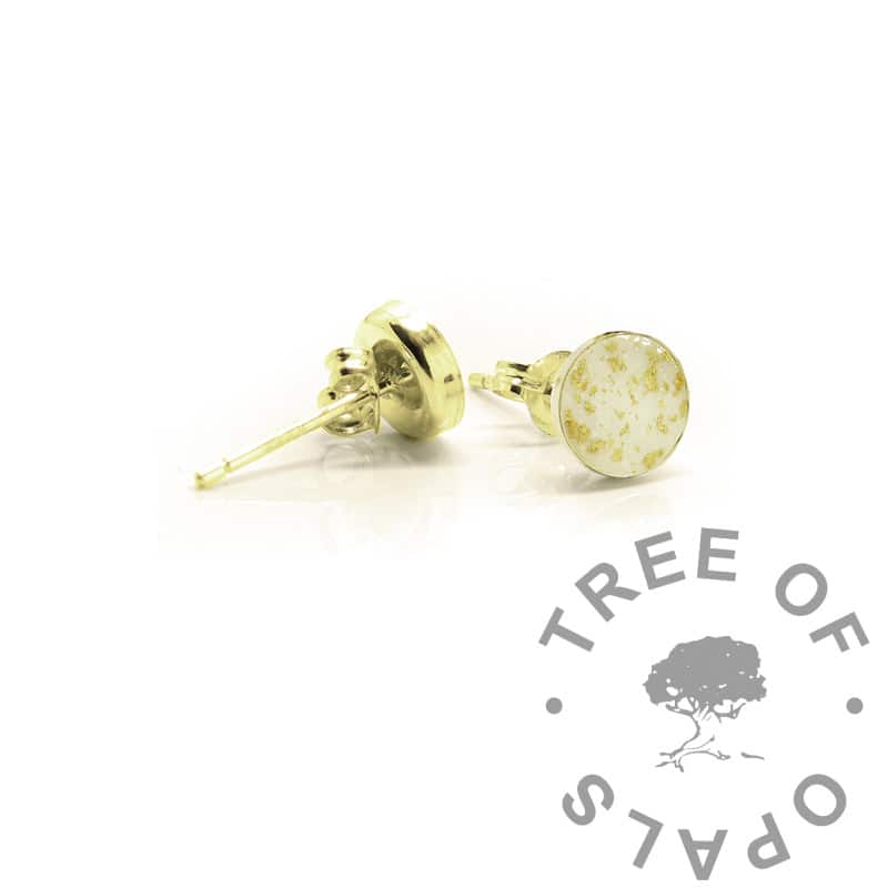 Gold Breastmilk Earrings