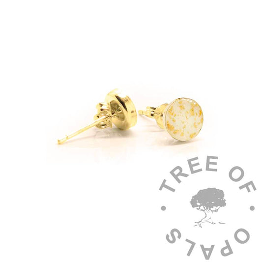 Gold Breastmilk Earrings