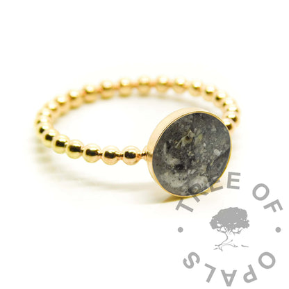 Gold Filled Ashes Ring