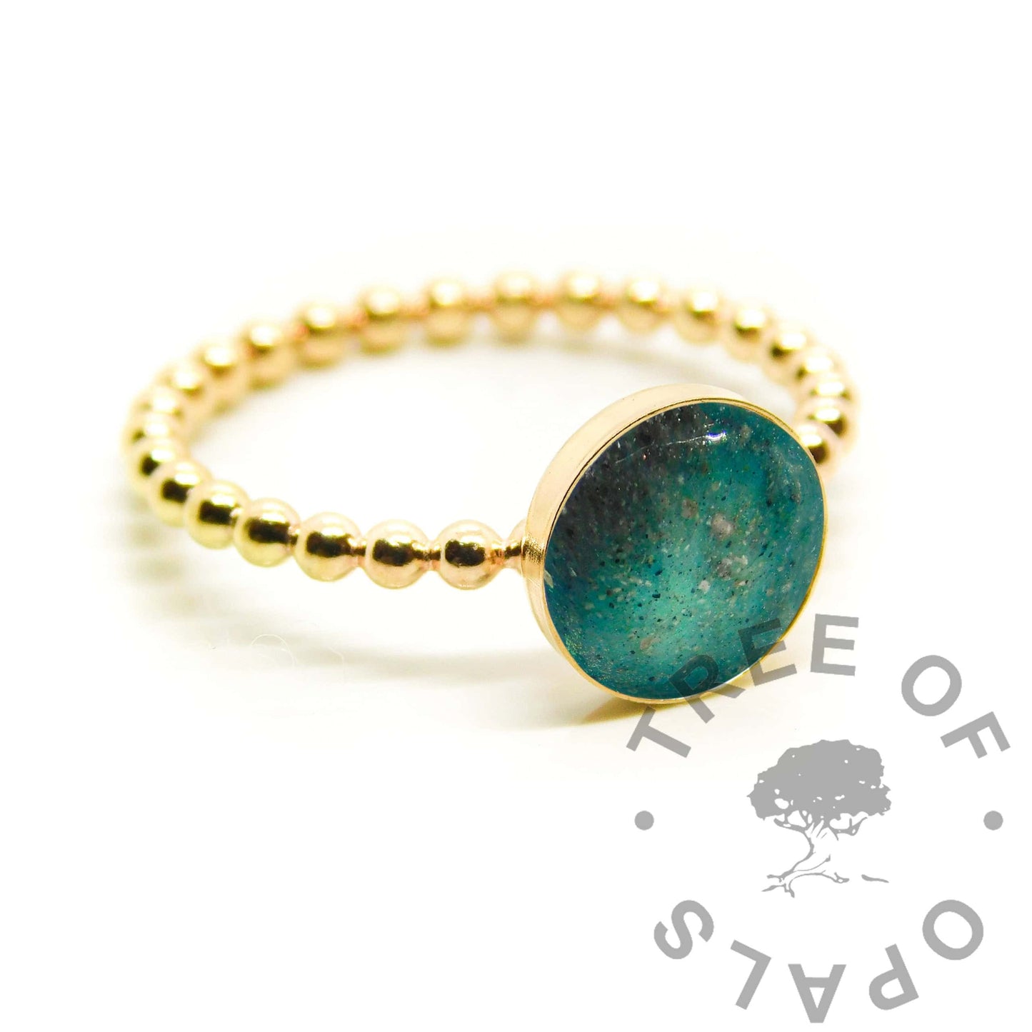 Solid Gold Blood Ring
