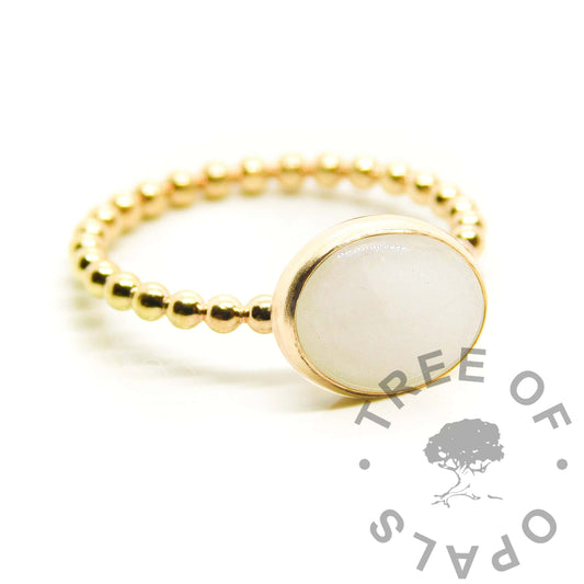 Gold Bubble Ring
