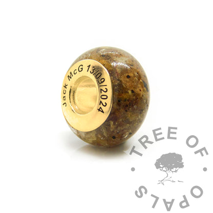 Gold Umbilical Cord Bead