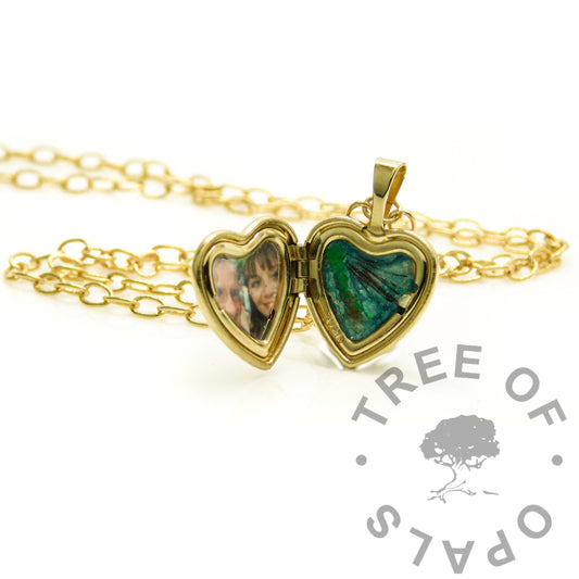 Gold Filled Hair Locket