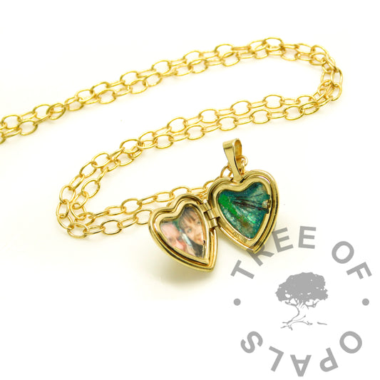 Gold Filled Hair Locket