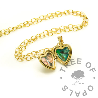 Gold Filled Breastmilk Locket