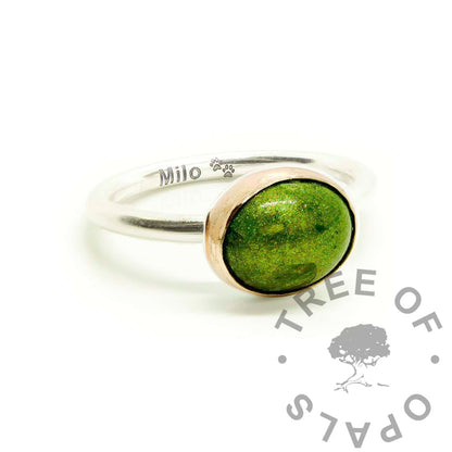 Cremation Ashes Ring