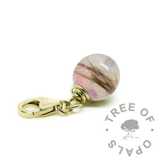 Gold Lock of Hair Orb