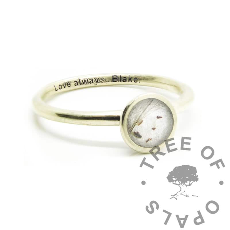 Gold Ayla Breastmilk Ring
