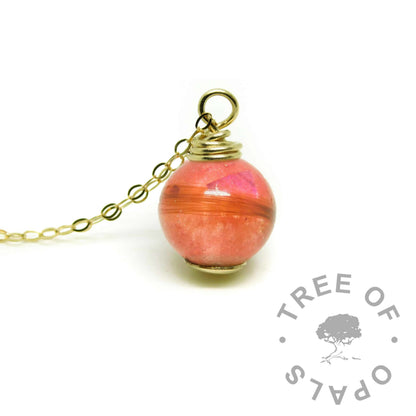 Gold Lock of Hair Orb