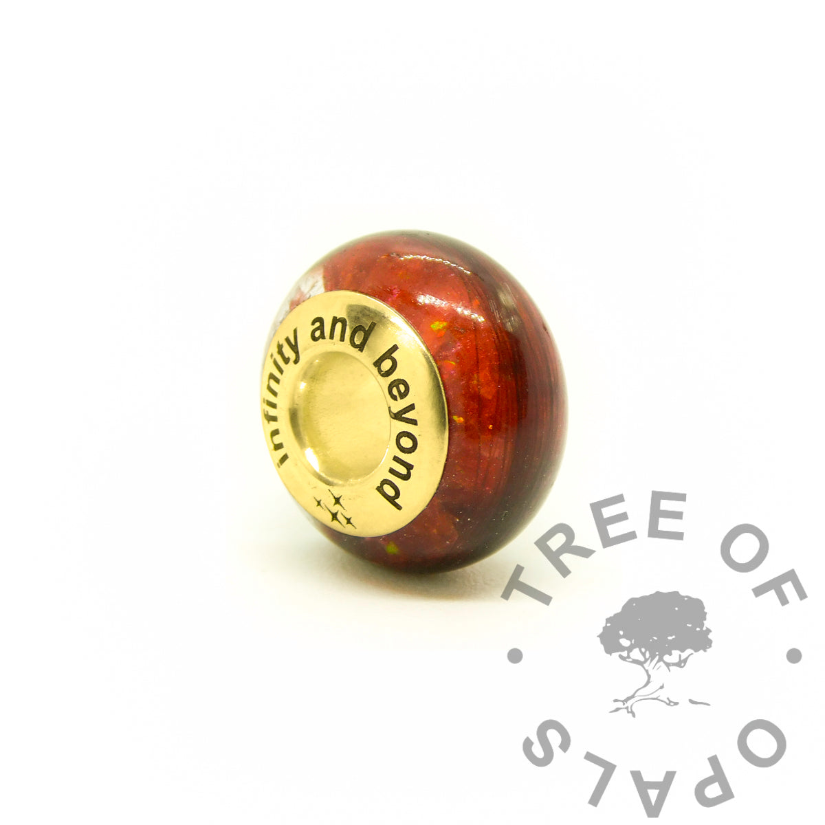 Solid Gold Blood Bead