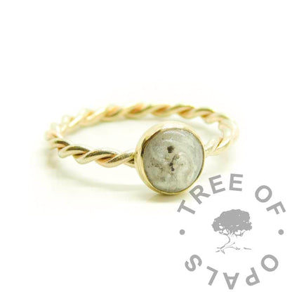 Solid Gold Breastmilk Ring
