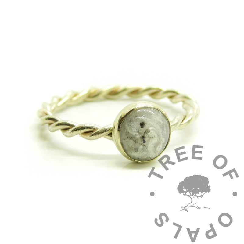 Solid Gold Blood Ring
