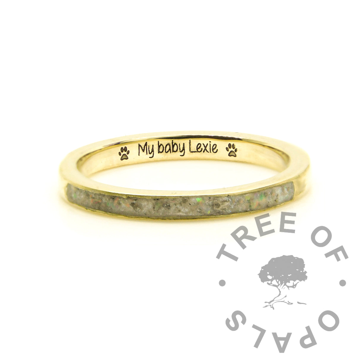 Gold Blood Channel Ring