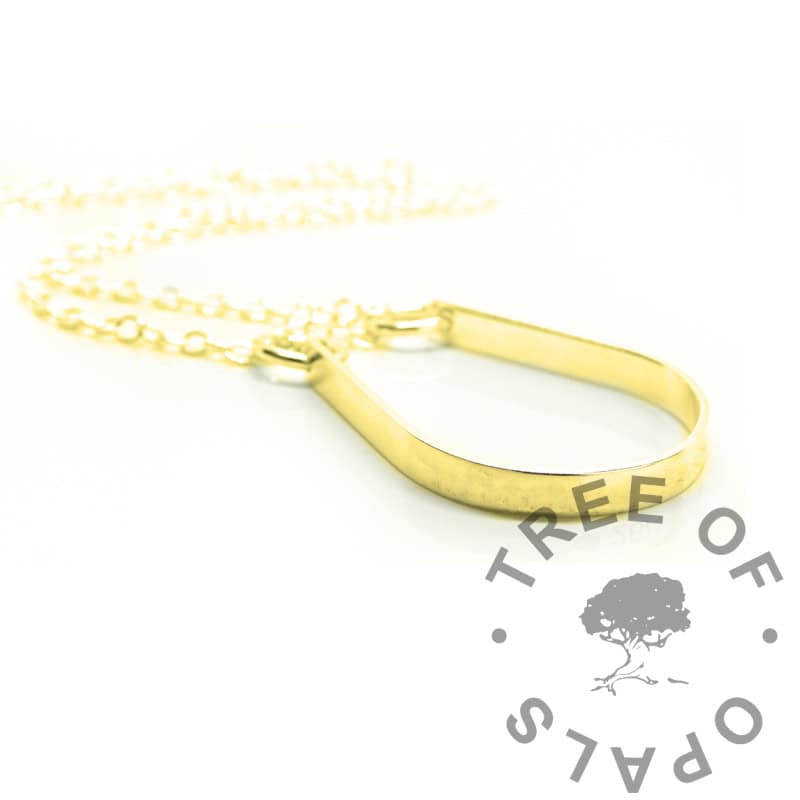 Gold Ring Holder Necklace