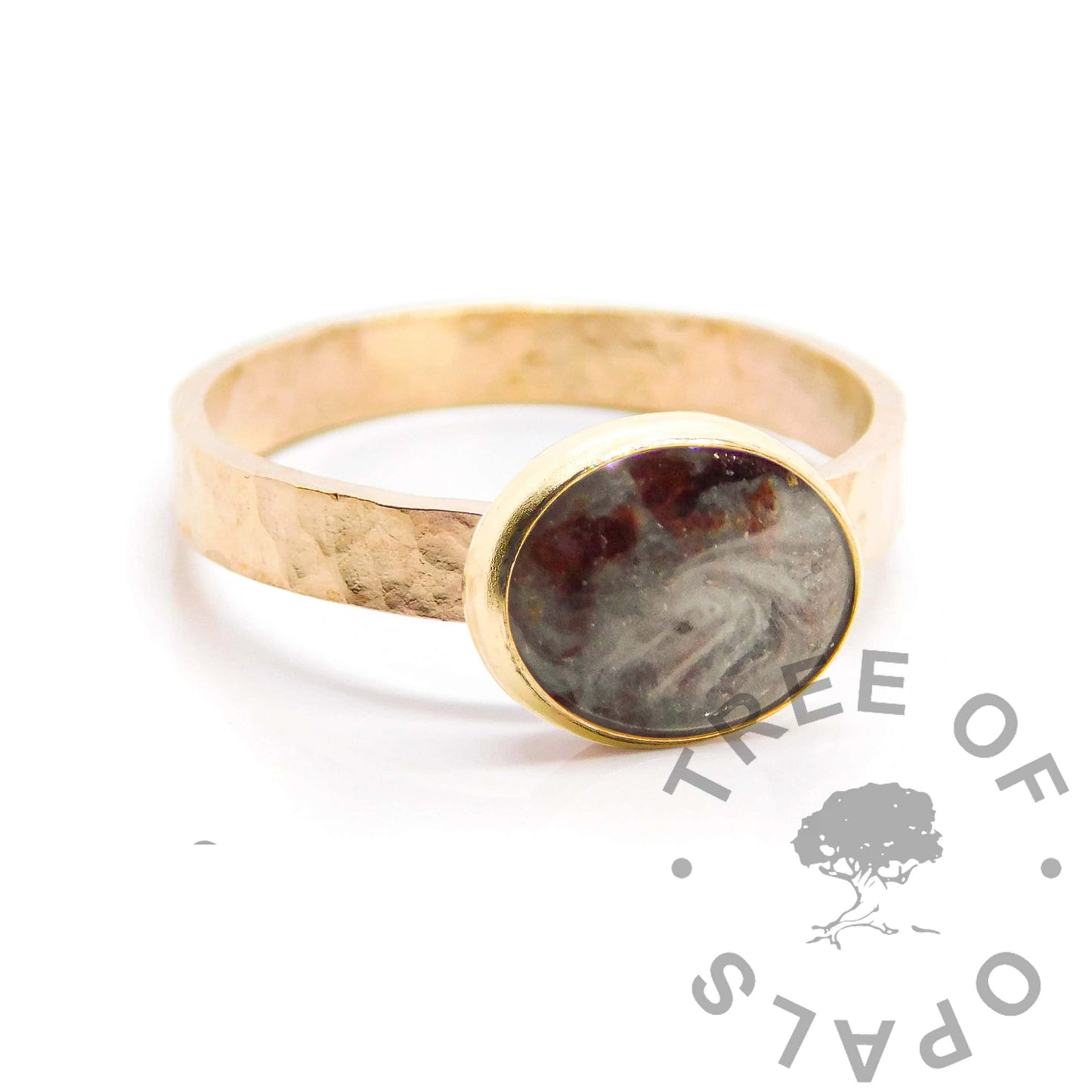 Gold Filled Blood Ring