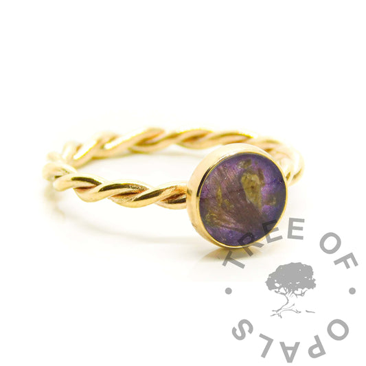 Gold Filled Blood Ring