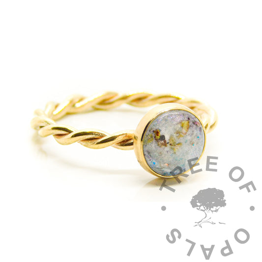 Gold Umbilical Cord Ring