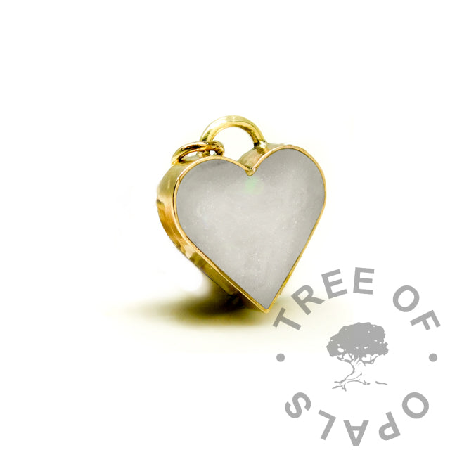 Gold Rebecca Heart Necklace
