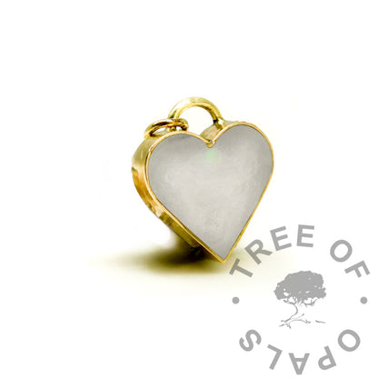 Gold Rebecca Heart Necklace