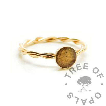 Gold Filled Ashes Ring