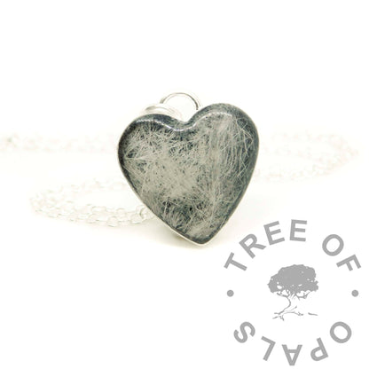 Hair Heart Necklace
