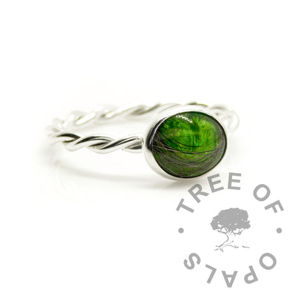 Lock of Hair Ring