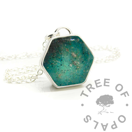 Hexagonal Ashes Necklace