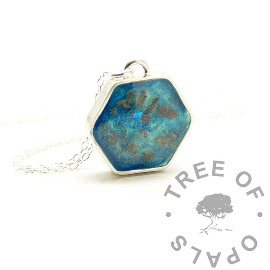 Hexagonal Blood Necklace