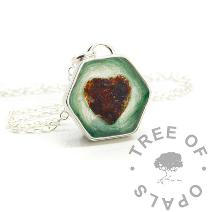 Hexagonal Ashes Necklace