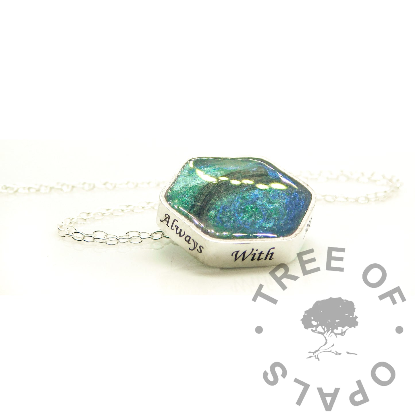 Hexagonal Hair Necklace