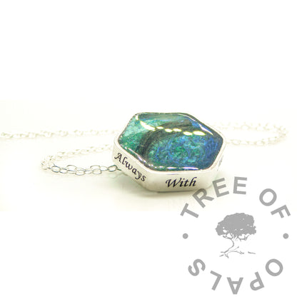 Hexagonal Hair Necklace