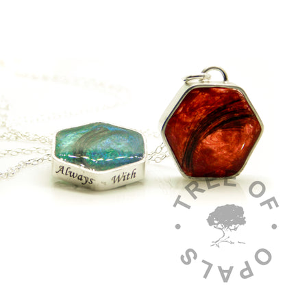 Hexagonal Hair Necklace