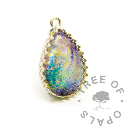 Crown Teardrop Blood Necklace