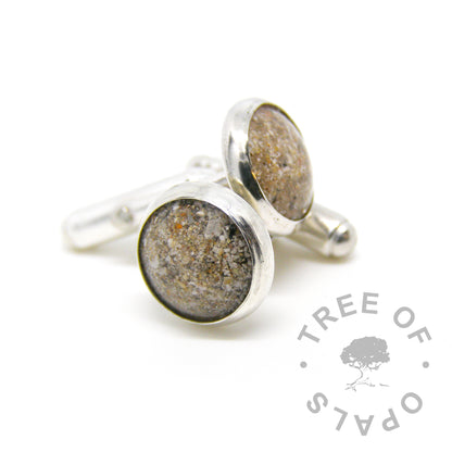 Cremation Ashes Cufflinks