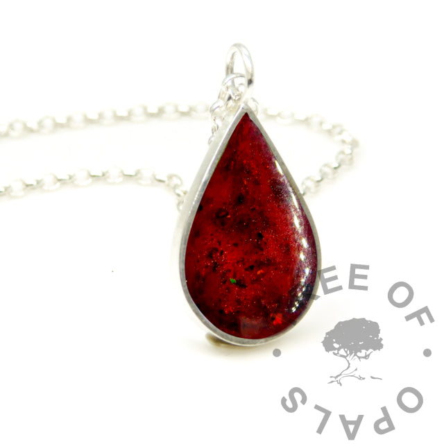 Open Teardrop Necklace