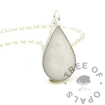Open Teardrop Necklace