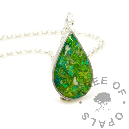 Open Teardrop Necklace